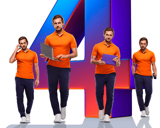 Великолепная четверка Ростелеком в деревня Подборовье-3 (Псковская область)